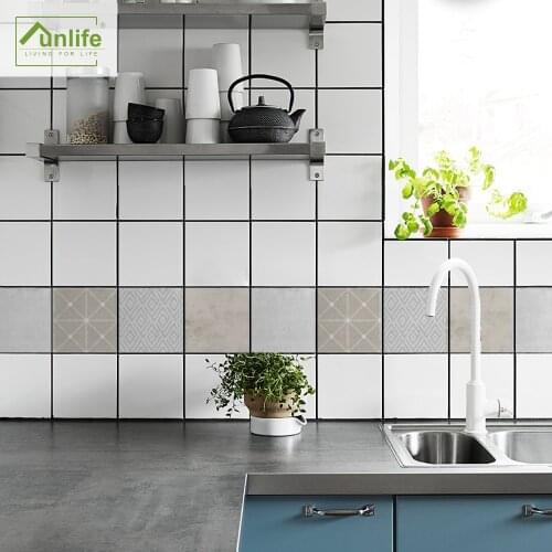 Funlife® 10*200cm Waterproof Wall Border Adhensive Peel & Stick Kitchen Backsplash Tile Sticker Decorative Remoable Wall Sticker
