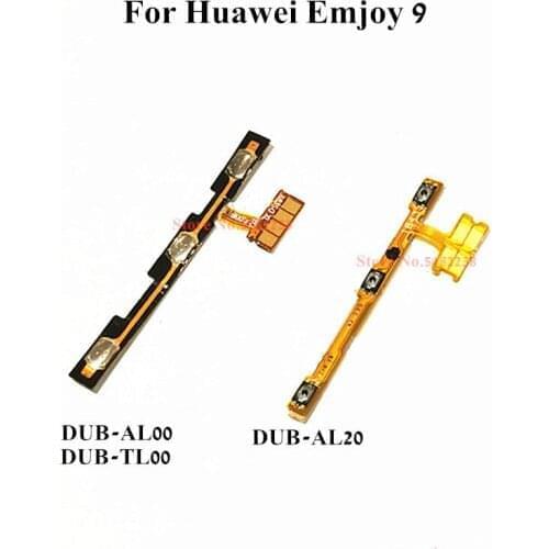 100% Original Power For Huawei Enjoy 9 DUB-AL00 TL00 AL20 Power ON OFF Vulome Side Buttons Flex Cable Replacement parts