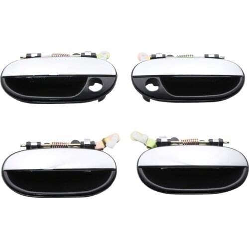 CHROME TYPE 4PCS ONE SET EXTERIOR DOOR HANDLE FOR HYUNDAI ACCENT 1994-2000 1994 1995 1996 1997 1998 1999 2000