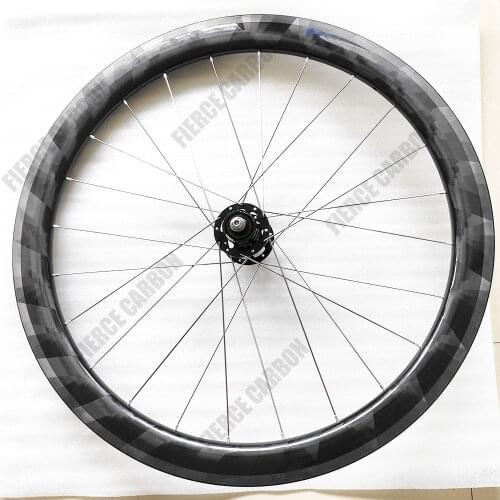 FIERCE Carbon-Wheelset 700C Road Bike Xweave 30/35/38/40/45mm Depth Ridea Hub Fixed Gear Carbon Wheelset Racing Carbon Wheels