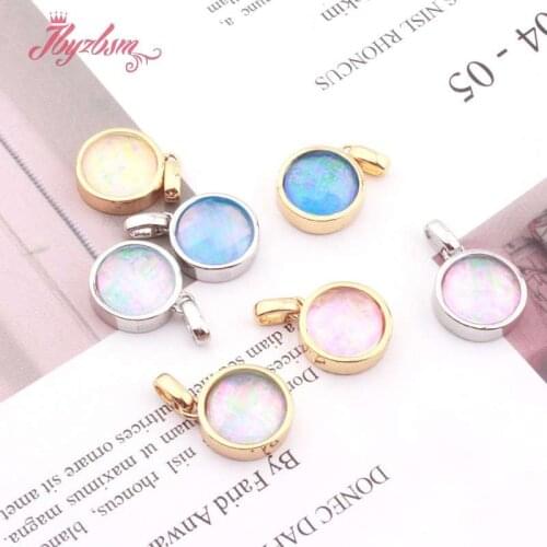 12mm Natural Multicolor Round Opal Faceted Loose Stone Beads For Jewelry Making DIY Necklace Bracelet Pendant 1 Pcs