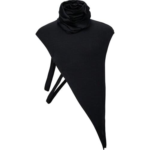 Mens Hipster Irregular Hem Sweatshirt 2020 Brand New Turtleneck Pullover Men Hip Hop Streetwear Cosplay Costume Sweatshirts Male