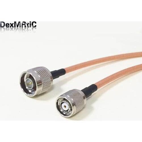 N type male plug switch RP TNC male with female pin low loss RF coax cable RG142 50CM/100CM for wifi router wholesale