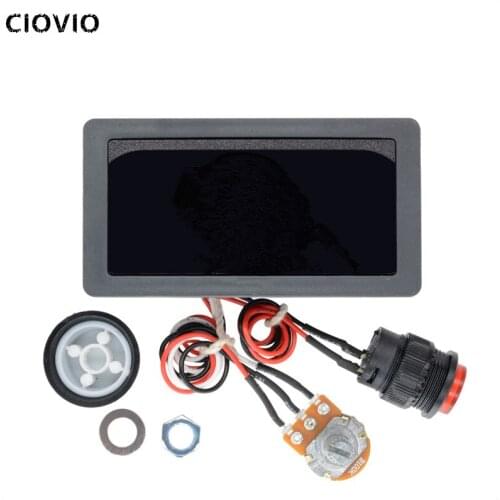 DC 6V-30V 12V 24V MAX 8A 16kHz Adjustable PWM Motor Speed Controller Digtal Display DC motor Control CV Governor Switch CIOVIO