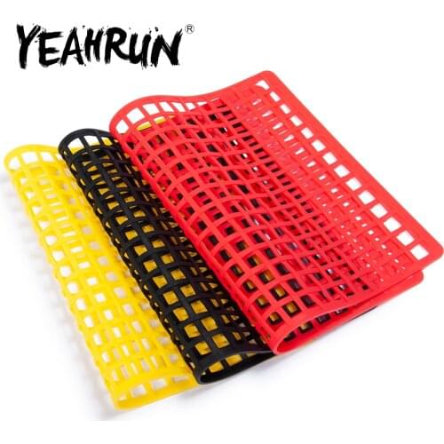 YEAHRUN DIY Rubber Window Luggage Net for Traxxas TRX4 RR10 D90 1/10 1/8 RC Crawler