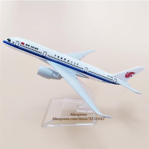 16cm Alloy Metal Air China Airbus 350 A350 Airlines Airplane Model Airways Plane Model Diecast Aircraft w Stand Gifts Kids Toy