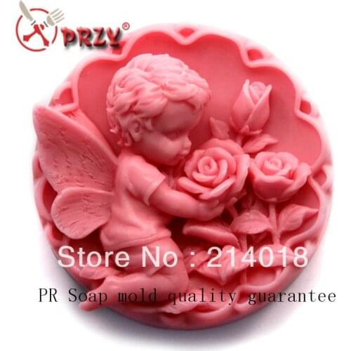 Angel Baby Silicon Soap Mold Cake Decoration Cake Mold Manual Soap Fondant Tools NO.SO-009 Moulds Silicone Rubber PRZY 001