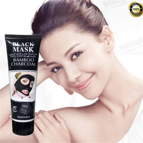 Discount 120ml Black Head Blackhead Remover Mask facials puntos negros cravo pore strips mask black 120g/bottle
