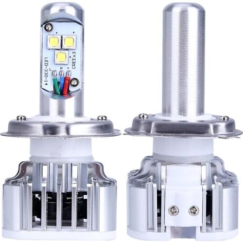 H4 9003 HB2 LED Chip Car Motorcycle Headlight Bulb High Low Beam 30W 3000LM 6000K DC12V 24V ATV SUV DRL Fog Lamp FISHBERG