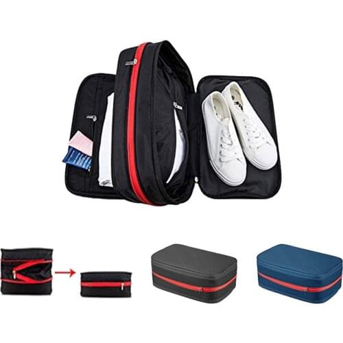 Waterproof Shoes Storage Bag Portable Business Trip Outdoor Four-In-One Organizer Container Handbag Traveling Goods Accessories
