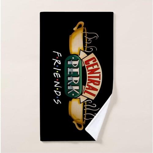 Funny Friends TV Mug Friends Central Perk Logo Towel Absorbent Hand Towels Multipurpose for Bathroom Hotel Gym and Spa