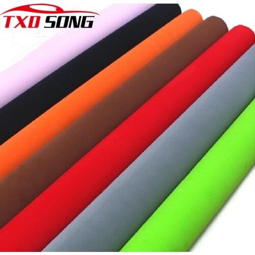 Suede Vinyl Wrap Velvet Vinyl Wrap Film Car Wrapping Sheet Sticker Bubble Free For Car Wraps Vehicle Decal Console Computer Skin