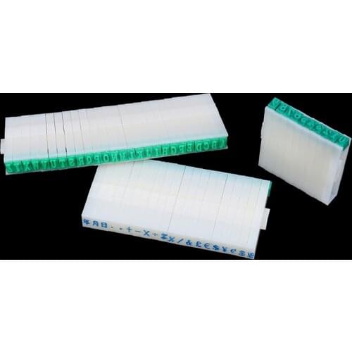 Digital Number Symbol Seal Chapter Combination Ink Print 1 Set Stamp DIY Paper Work Diary Ablum Wedding Letter Alphabet Stamp