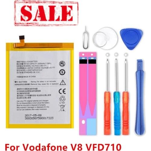 100% new Li3930T44P6h816437 3000mAh Battery For ZTE Vodafone Smart V8 VFD710 VFD-710 Phone Battery+tools