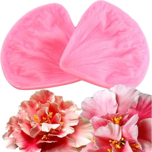 3D Peony Flower Petals Silicone Mold Wedding Fondant Cake Decorating Tools Candy Polymer Clay Chocolate Gumpaste Moulds