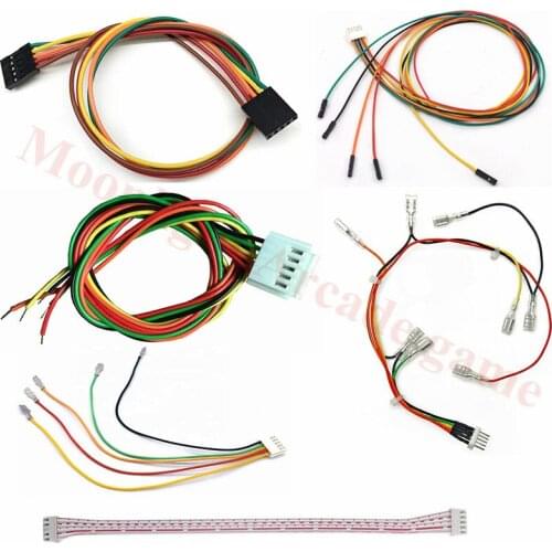 5Pin Joystick Cable Wire Harness 4.8mm 8P To 5P Connector For Arcade Sanwa /SEIMITSU Stick Connection USB Encoder DIY Parts
