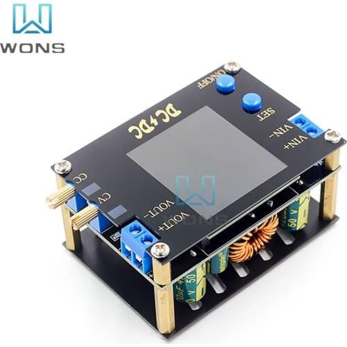 DC DC Automatic Boost/Buck Converter CC CV Power Module 0.5-30V 3A 35W/4A 50W Adjustable Regulated power supply Voltmeter