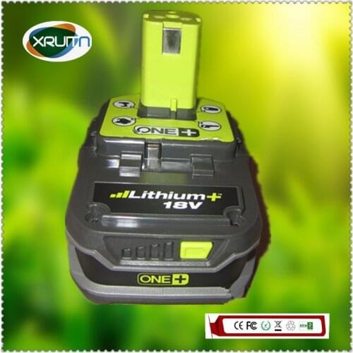 Free Shipping Original Used For Ryobi 18V 2.5A/2500mah Lithium Battery ONE+ RB18L25 (130429057) With Good Performance