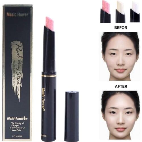 Beads Bright Color Sticks Brighten Color Correcting Supply of Goods Highgloss glitter lying silkworm high-gloss eye shadow stick