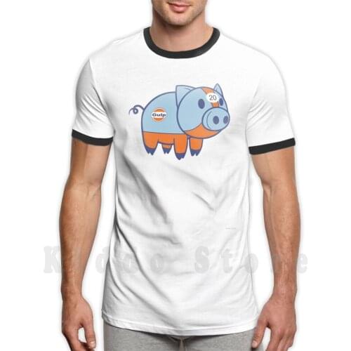 Gulp Pig T Shirt Diy Big Size 100% Cotton Le Mans Sportscars Lmp1 Gte Gt2 Gt3 Gte Pro Gte Am Racing Daytona Sebring 24 Hours