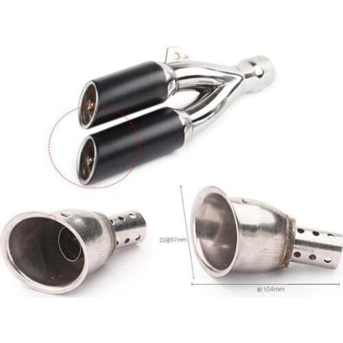 67MM Motorcycle Exhaust Modified Pipe Muffler Scooter DB killer Silencer Autocycle Noise Sound Eliminator Motorcycle Accessories