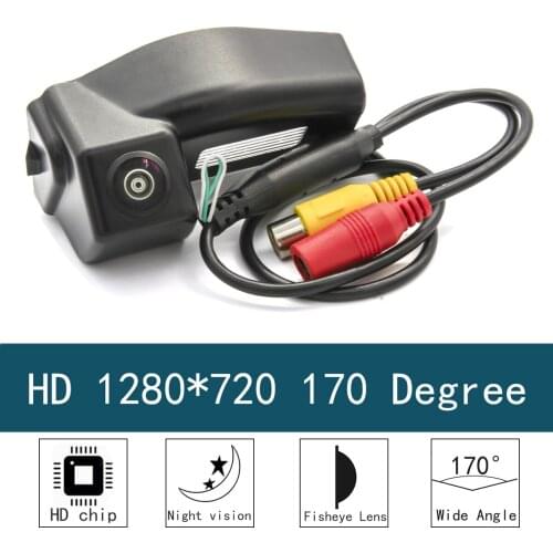 HD 1280*720 Fisheye Lens 170 Degree Starlight Night Vision Car Reversing Rear View Camera For MAZDA 2/MAZDA 3