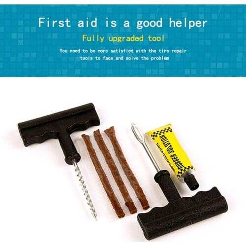 6-piece Car Tires Repair Tools Maintenance Tools Kit Car Motorcycle Fast Tire Repair Tools Car Accessories
