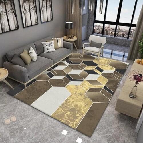 Nordic Style Geometric Print Kitchen Rug Home Decor Dining Room Bedroom Floor Area Rug Large Living Room Corridor Carpet