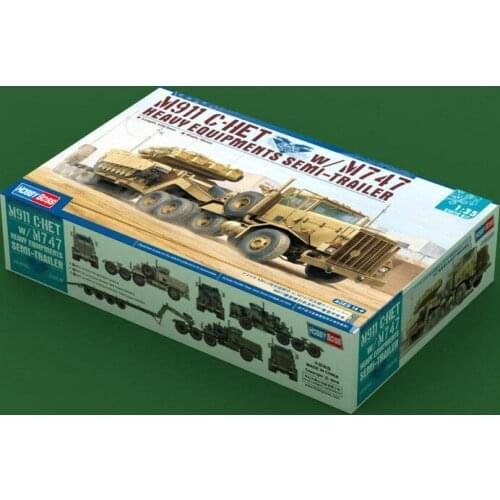 Hobbyboss 85519 1/35 M911 C-HET W/M747 Heary Equipment Semi-Trailer Model Kit