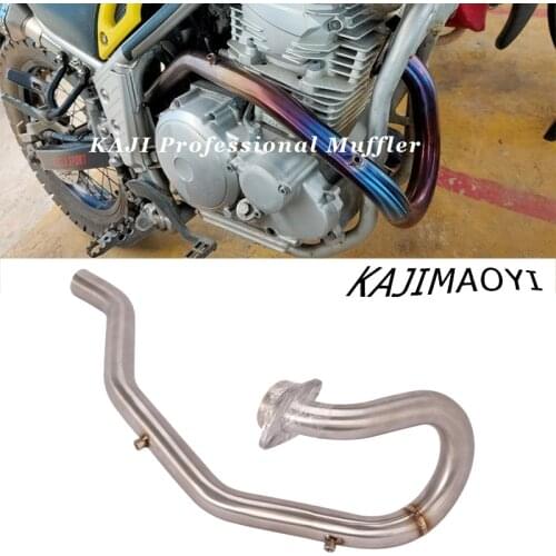 Motorcycle XG250 Exhaust Modified stainless steel Front Link Pipe Original interface For Yamaha TRICKER XG 250 Front Link Pipe