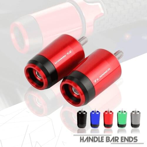 Motorcycle Accessories 7/8'' 22MM Handlebar Grips Handle Bar Cap End Plugs SUZUKI TL1000R TL 1000R 1998-2003 TL1000S 1000S