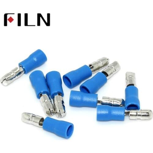 MPD2-156 Bullet Shaped male Insulating Joint Wire Connector Electrical Crimp Terminal AWG16-14 suit 1.5-2.5mm2 100Pcs/lot