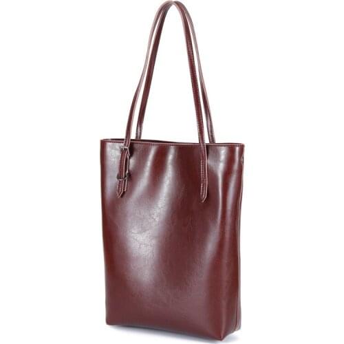 OUSSON Hot Sale Women Fashion Leisure Large Capacity Shoulder Bag Ladies Soft Leather Commuter Tote Bag