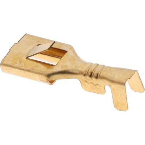 Plug and Play 50x Crimp Terminal Cable Female Spade Connector 6.3mm