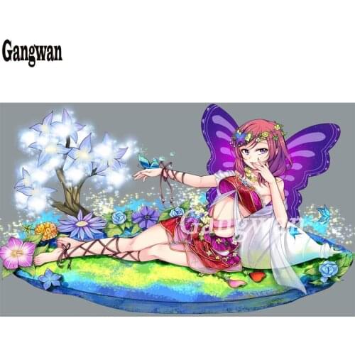 Full Square Drill 5D DIY Diamond Painting cartoon fairy girl 3D Round stone Diamond Embroidery Cross Stitch rhinestone mosaic