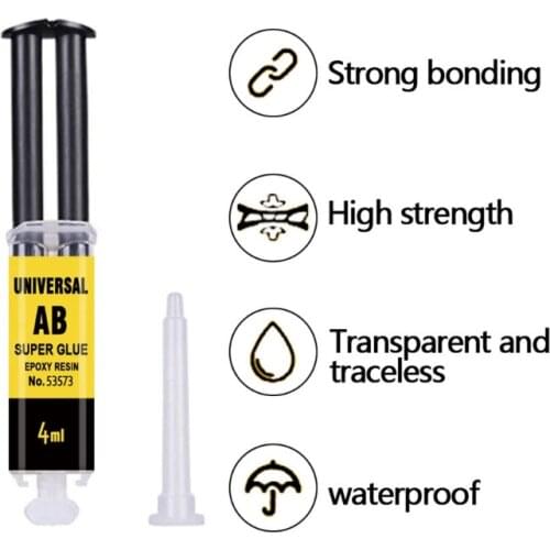 Practical 4/25ml Epoxy Resin AB Gum Strong Adhesive Liquid Glue for Repair Metal Plastic Wood Glass Ceramics Dropship H3CF