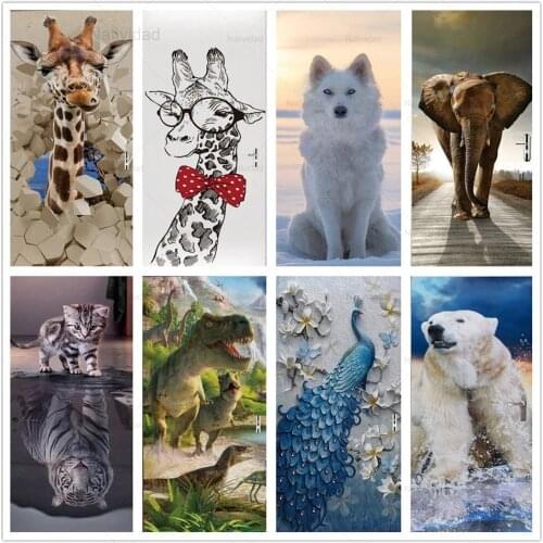 Pvc Waterproof Animal Wallpaper Door Sticker Adhesive Mural Home Design Poster Giraffe Wall Decal Kids Child Room Decoration