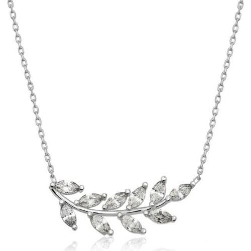 Tevuli 925 Sterling Silver Spike Women 'S Necklace
