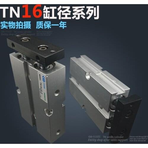 TN16*10 Free shipping 16mm Bore 10mm Stroke Compact Air Cylinders TN16X10-S Dual Action Air Pneumatic Cylinder