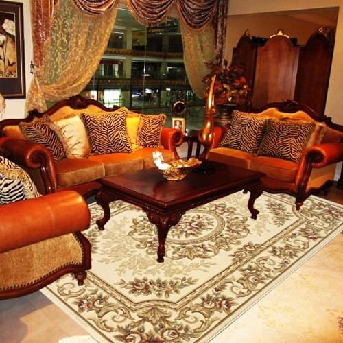 Thickening pure handmade wool carpet fashion chinese style living room coffee table bedroom carpet