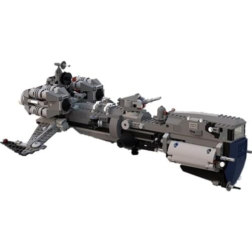 Vortex Class Scout Cruiser Building Blocks Kit Sea Investigation Ship Bricks MOC-7698 Ironclad Boat Assemble Toys For Kids Gifts