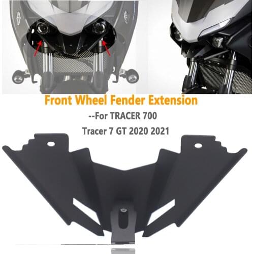 High Quality Motorcycle Aluminum Front Spoiler For YAMAHA TRACER700 Tracer 700 Tracer 7 GT 2020 2021 Motorcycle Accessories