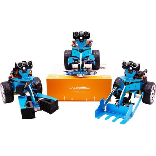 Yahboom HelloBot micro:bit STEM smart robot car Educational toy robot With micro:bit board RC Car for Kid