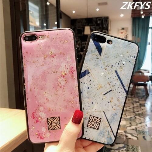 Gold Foil Marble Glitter Phone Cases for iPhone 11 Pro Max XR XS Max X Bling Soft TPU Case for iPhone 6 6s 7 8 Plus Back Cover