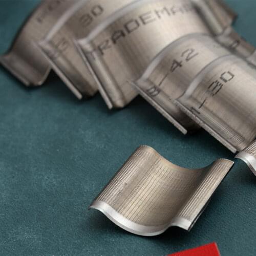 10pcs/set High Quality Thicken 1/4 Round Cutter Punch Leather Handmade Craft Tools Arc-shaped Punch for Belt Strap Wallet