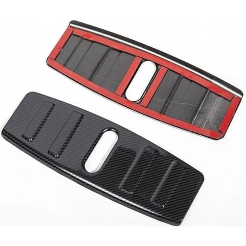 2021 for Tesla Model 3 Front Trunk Panel Bumper Patch Sticker Model Y Panel Sticker Engine Box Cover Decoration Accessories