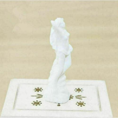 Miniature Dollhouse Accessories Scene Model Resin Goddess Statue Toy Girl Gift