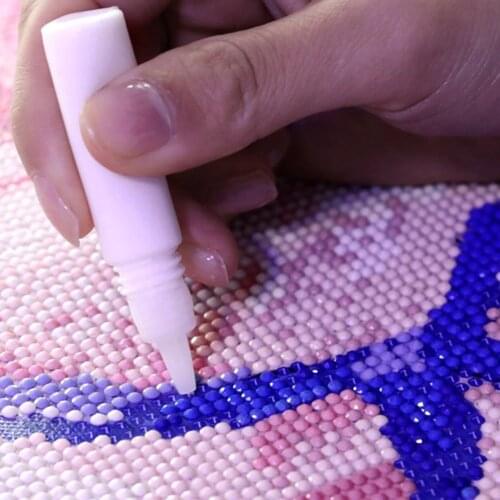 12pcs 3ml Non-toxic Bottled Diamond Embroidery Glue Diamond Painting Glue Cross Stitch Glue for Artwork Craftwork Painting