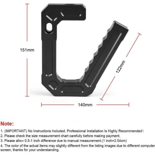 Aluminum Front Grab Handles Grip Bar For Jeep JK Wrangler 2007-2018 Sport Sahara Rubicon 2/4 Door Auto Accessories 1Pair