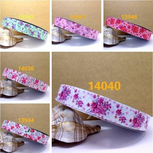 Free shipping 50 yard cartoon printed grosgrain ribbon 14040